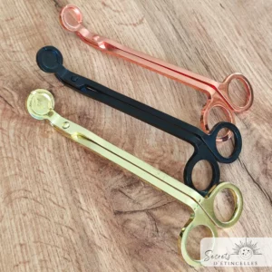 Coupe mèche pour bougie en plusieurs coloris, accessoire soin bougie