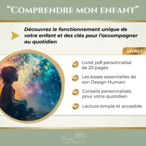 analyse livret Design Humain comprendre mon enfant par Sophie analyste et coach en Design Humain à Narbonne, Aude, Occitanie