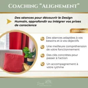 coaching alignement Design Humain par Sophie analyste et coach en Design Humain à Narbonne, Aude, Occitanie