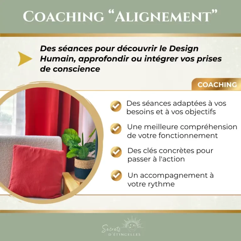 coaching alignement Design Humain par Sophie analyste et coach en Design Humain à Narbonne, Aude, Occitanie