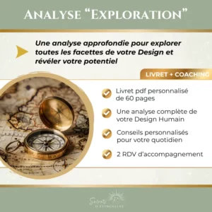 analyse livret et coaching exploration Design Humain par Sophie analyste et coach en Design Humain à Narbonne, Aude, Occitanie